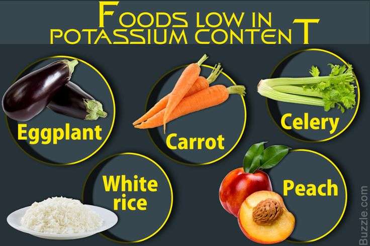 A diet that includes low potassium foods, is an important part of the ...