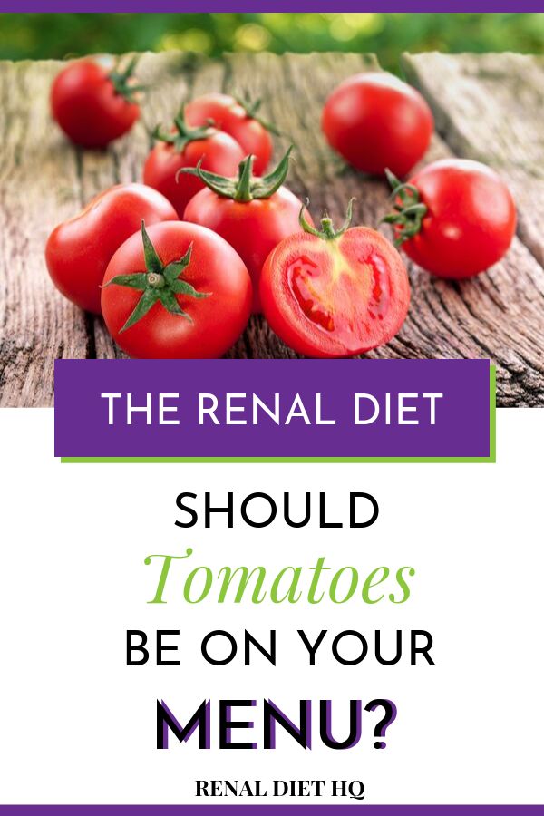 Is Tomato Good For Kidney Disease