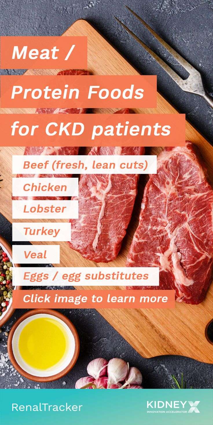 CKD patients can eat meat such as beef as long itâs fresh. Delay ...