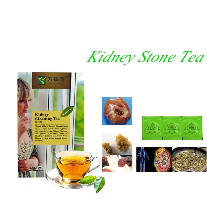 Deal 40 pcs/2 Packs Kidney Stone Cleaning Tea gallbladder Kidney stone ...