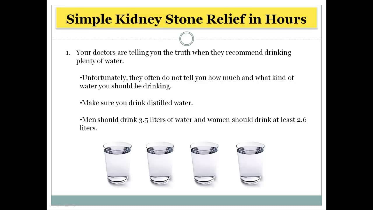 How to pass a Kidney Stone within 1 day