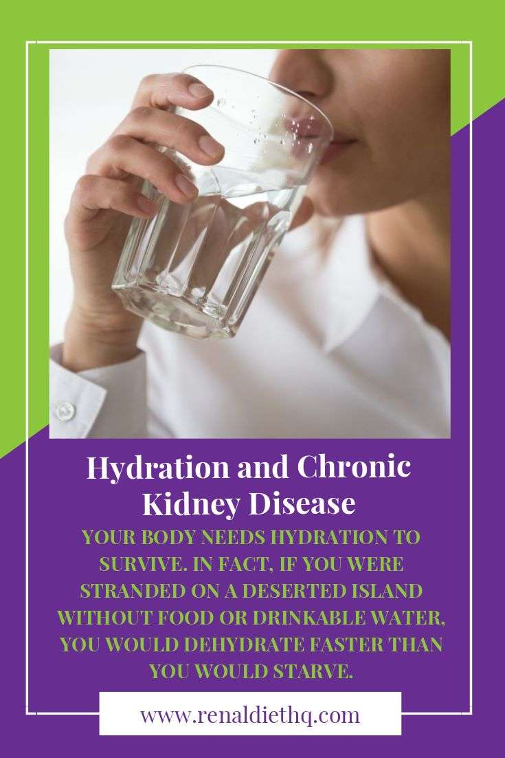 Hydration and Chronic Kidney Disease