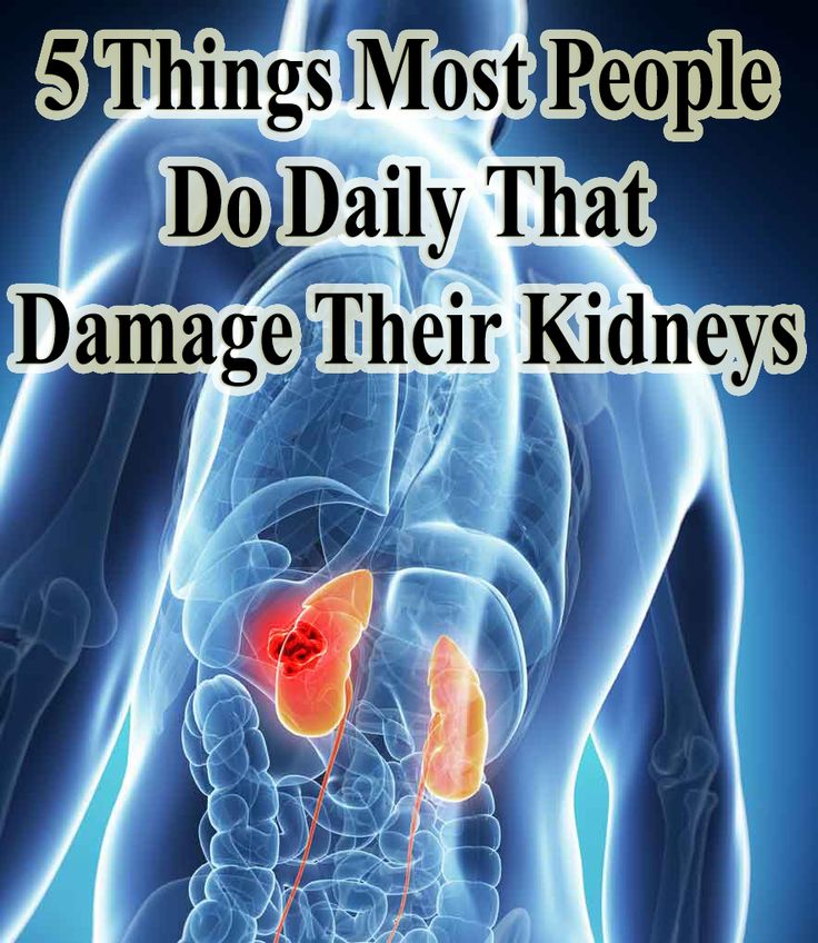 It is not just foods and drinks that we take can affect our kidneys ...