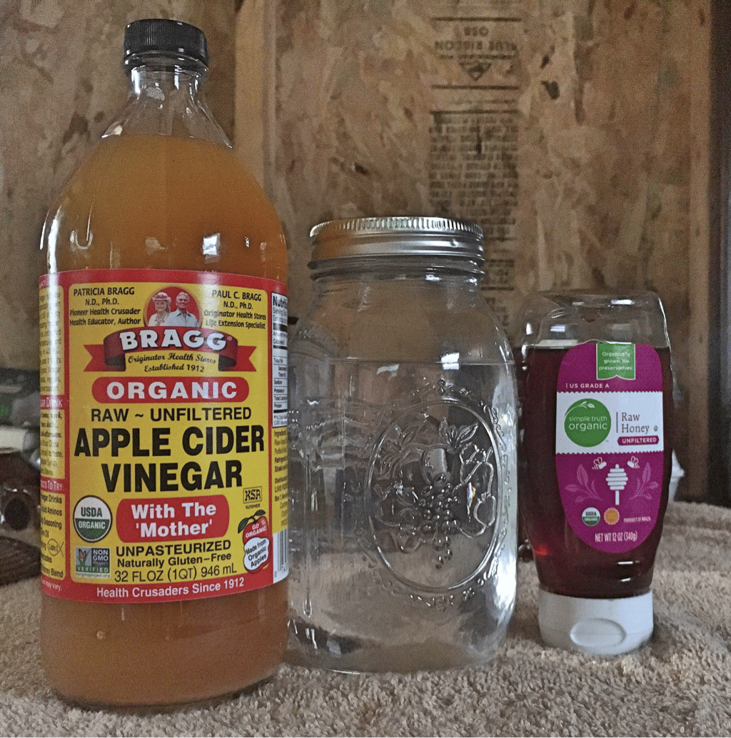 Kidney infection relief. Apple cider vinegar, moonshine, and honey...as ...