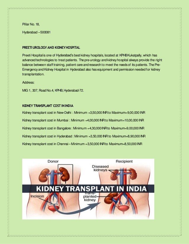 How Much Is A Kidney Worth In South Africa