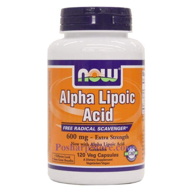 Now Foods Alpha Lipoic Acid Extra Strength 600mg 120 Veg Capsules