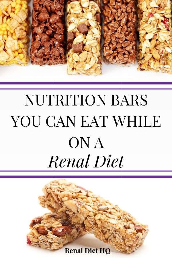Nutrition Bars You Can Eat On A Renal Diet