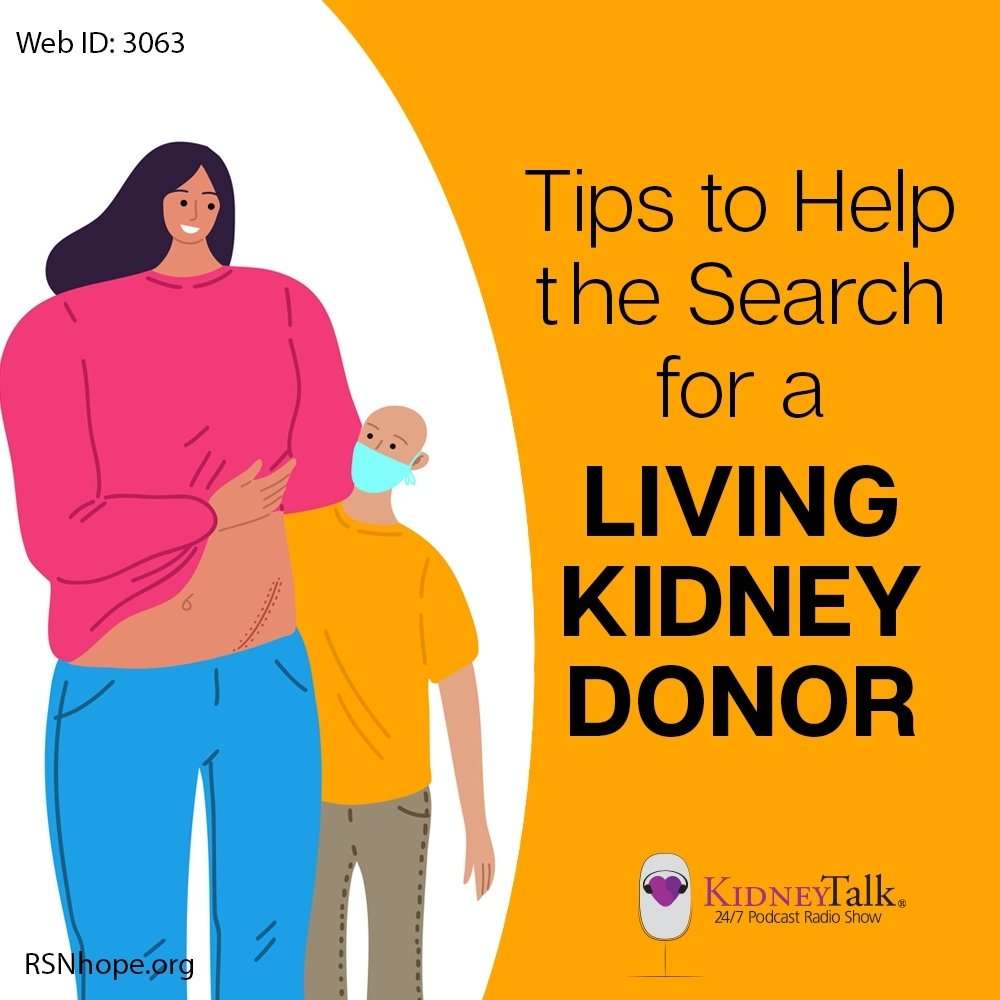 Tips to Help the Search for a Living Kidney Donor