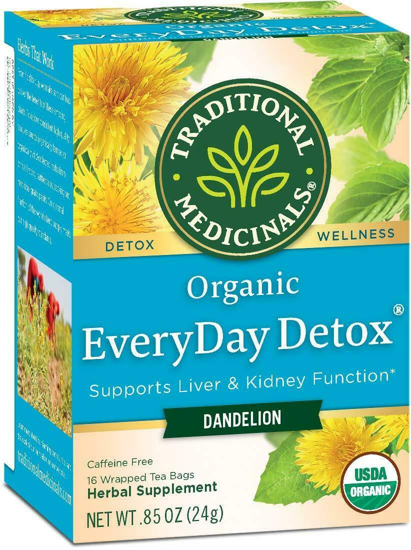 Traditional Medicinals Organic Detox Dandelion Tea, Liver ...