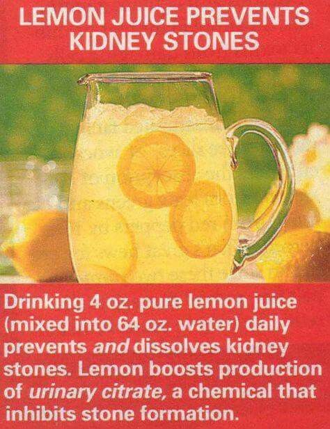 True! The nurses kept pushing lemon water when I had my ...
