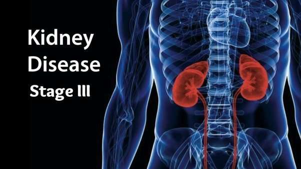 What does stage 3 kidney disease means?